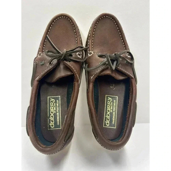 Broga by Dubarry of Ireland Handmade leather deck shoes women/children size 4 - Picture 7 of 11